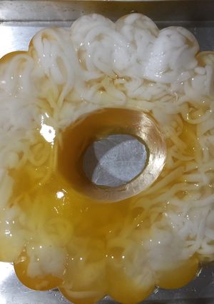 Foto resep Puding jeruk dengan Kelapa KW
