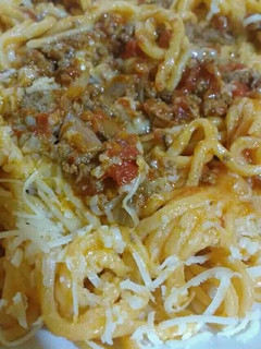 Una foto de Fideos de morrón