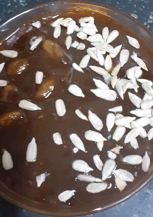 A picture of Dried Mango Dip / Chutney (Amchur chutney).