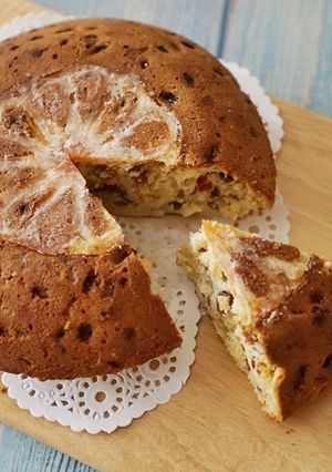 รูปของ เค้กผลไม้แห้ง Dried Fruit Cake (หม้อหุงข้าว)