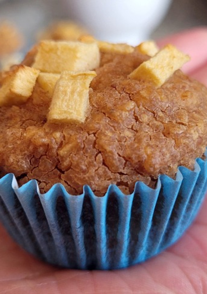 Una foto de Mini Magdalenas con Avena, Manzana y Crema de Cacahuete