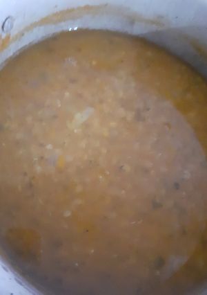 عکسی از دستور سوپ دال عدس😋یک معجون مقوی برای سرماخوردگی