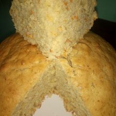 A picture of Carrot cake (charcoal jiko baked).
