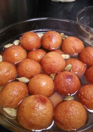 Foto resep Gulab Jamun (manisan susu india)