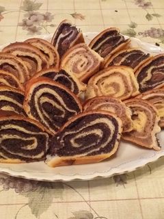 Mákos és diós bejgli recept fotója