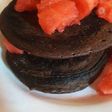Pancakes de algarroba y trigo serraceno (sin tacc)