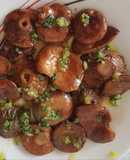 Plato de Rovellons cómo los prepara mi amiga Roser