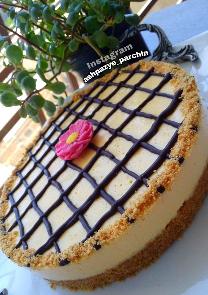 عکسی از دستور چیزکیک کرم کارامل 🌸