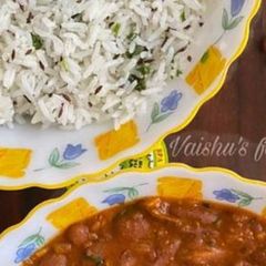 A picture of Rajma Chawal.