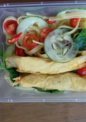 Foto resep Fettuccine with kyuri sauce