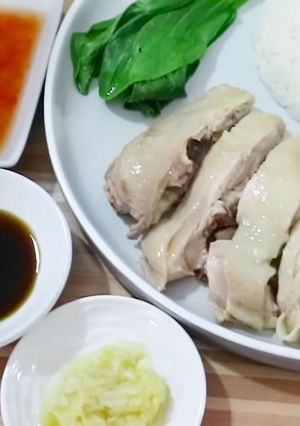 Foto resep Nasi Ayam Hainan Rice Cooker