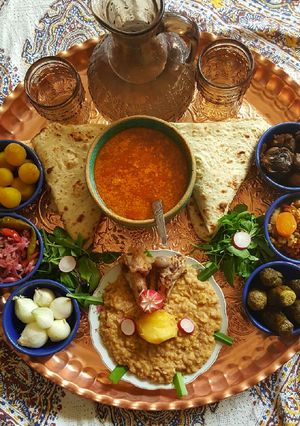 عکسی از دستور آبگوشت