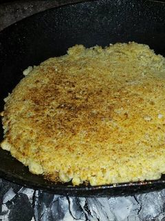 Una foto de Mbeju (plato típico de Paraguay)