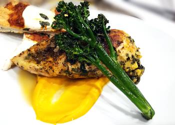 The New Way Making Recipe Sous Vide Stuffed Chicken Breast w Carrot Puree Savory Delicious The New Way Making Recipe Sous Vide Stuffed Chicken Breast w Carrot Puree Savory Delicious