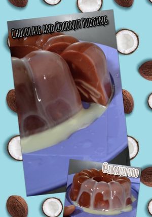 Foto resep Pudding CCC (Collided Chocolate Coconut) 🤭dengan gula cair singkong