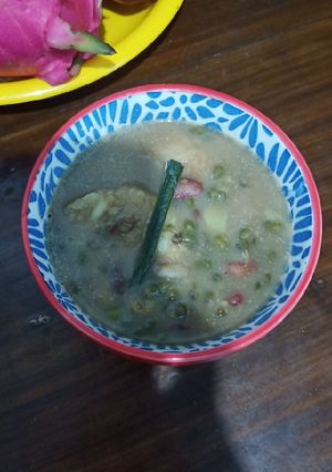 Foto resep Bubur kacang ijo campur