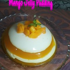 #Mango_Jelly_Pudding A picture of #Mango_Jelly_Pudding.