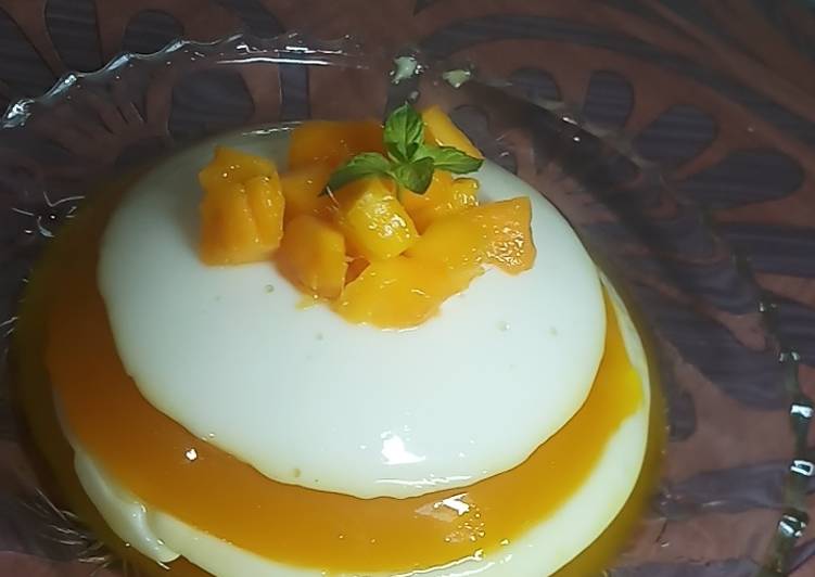 #Mango_Jelly_Pudding