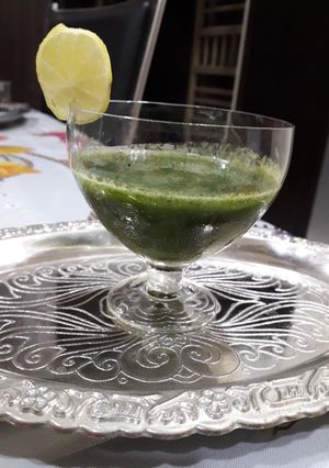 A picture of Mint lemon juice.