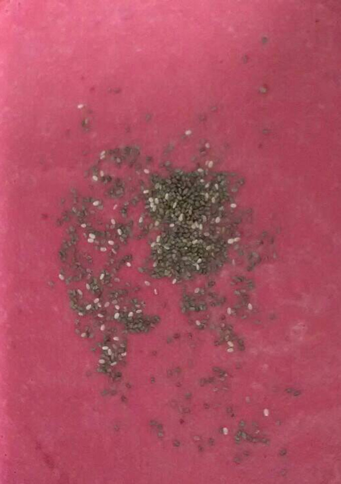 Una foto de Crema de remolacha
