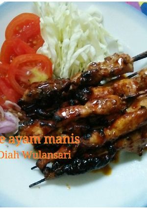 Foto resep Sate ayam manis berasa sate kambing 😄😄😄😄