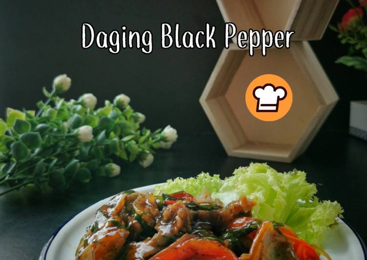 Cara Mudah Buat Daging Black Pepper yang Murah