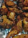 Asas de Frango Fritas com Limão e Ervas