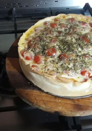 Una foto de Tarta fácil de verduras