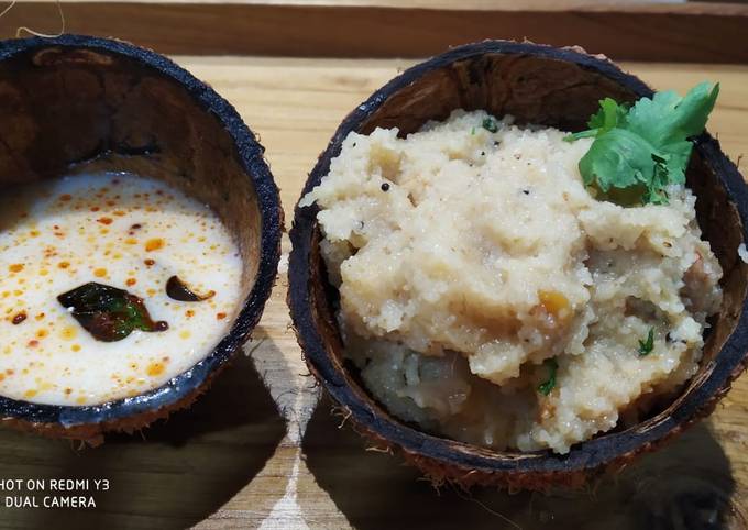 Steps to Prepare Favorite South Indian upma and dahi chutney