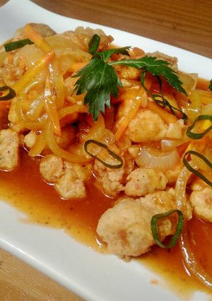Foto resep Ayam Popcorn Saus Asam Manis