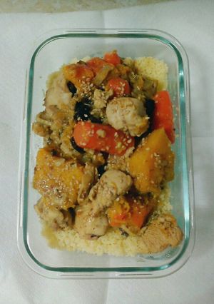 Una foto de Couscousyine de pollo