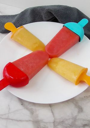 Una foto de Helados o polos de fruta saludables