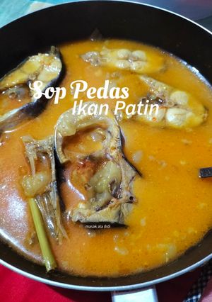 Foto resep Sop Pedas Ikan Patin ala Didi