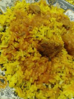 عکسی از دستور سبزی پلو با گوشت