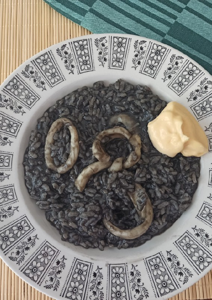 Una foto de Arroz negro en Thermomix