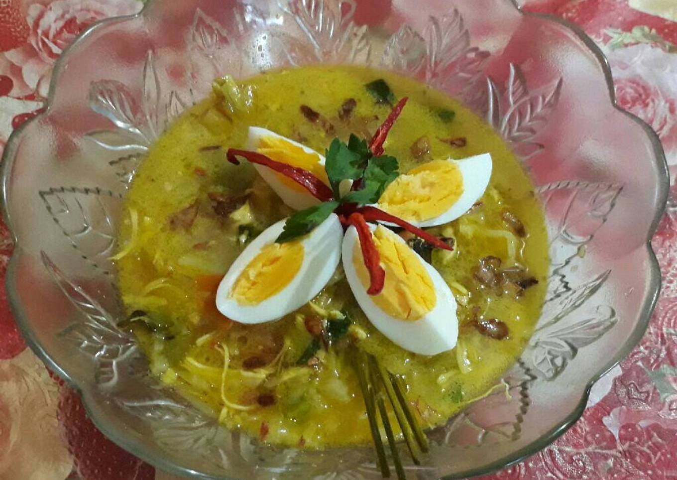 Soto ayam suir sederhana