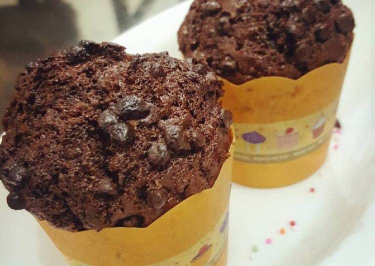 Cara mengolah Chocolate Cherry Muffin mantap