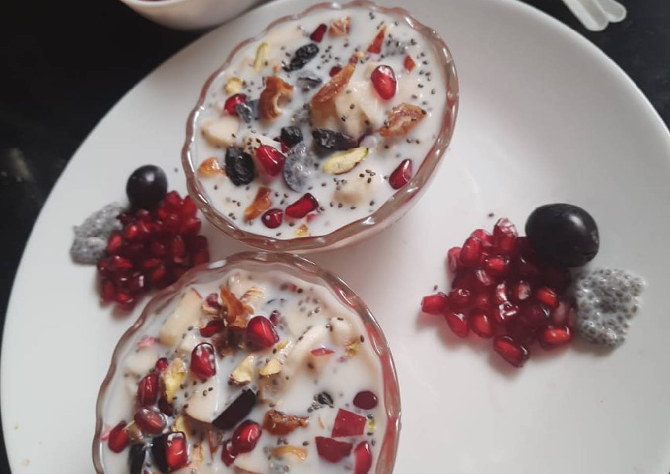 Chia fruit salad