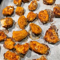 A picture of Healthy chicken nuggets.