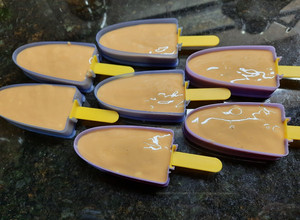 Una foto de Heladitos caseros de dulce de leche
