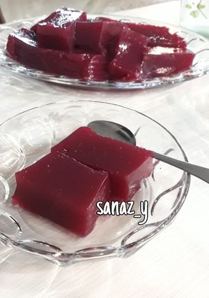عکسی از دستور ژله با آب انار