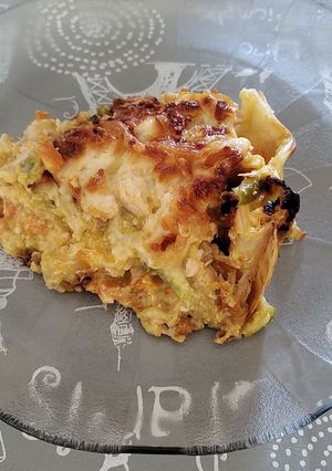 Una foto de Tarta de pollo y verduras
