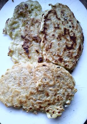 Una foto de Latkes de papa