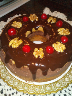 Una foto de Torta Mousse Navideña
