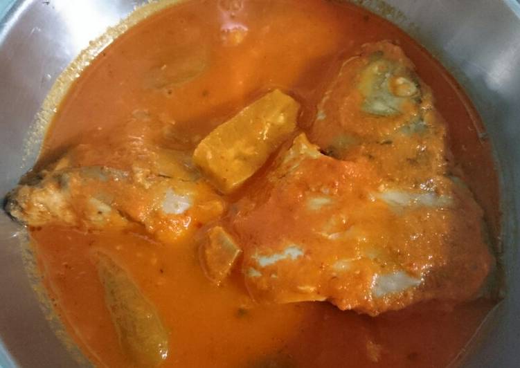 Bahan meracik Asam pedas ikan mas Lezat