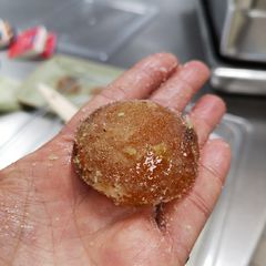 A picture of Salted rooiboos egg yolk.