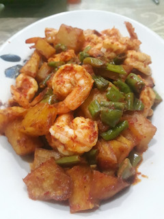 Foto resep Sambal Udang Kentang Kacang Panjang