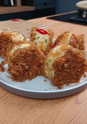 Foto resep Roti gulung abon