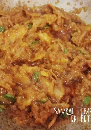 Foto resep Sambal Tempoyak Teri Pete