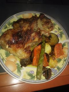 Una foto de Codillo en salsa agridulce